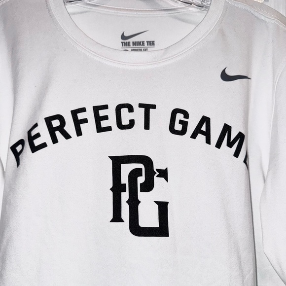 NIKE Perfect game PC WHITE LINF SLEEVE SHIRT MEN’s size small - Picture 11 of 14